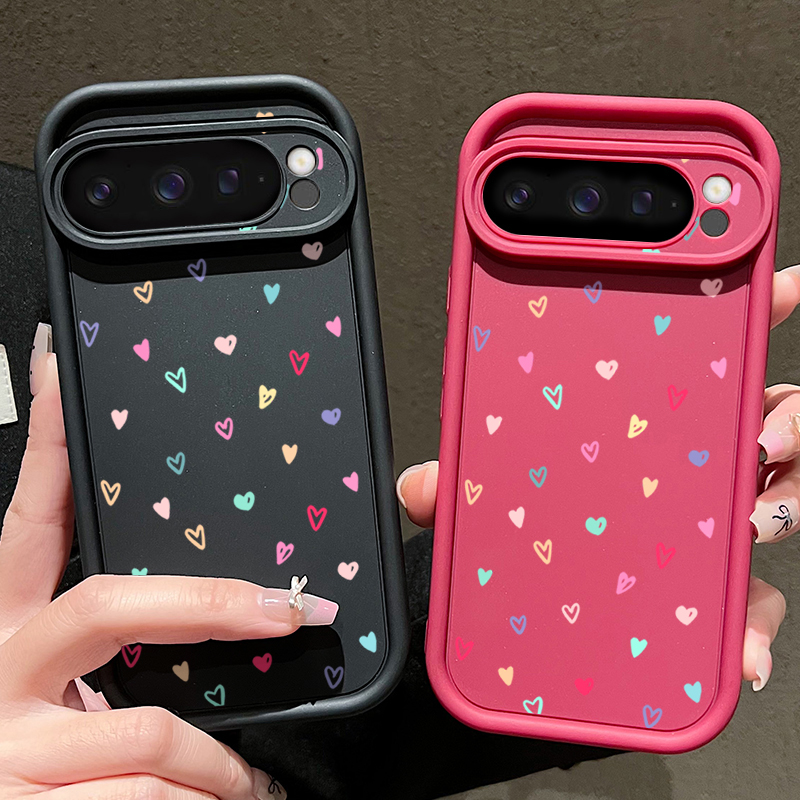 Colorful Little Hearts Soft Ca - Google Pixel 9 评论和价格